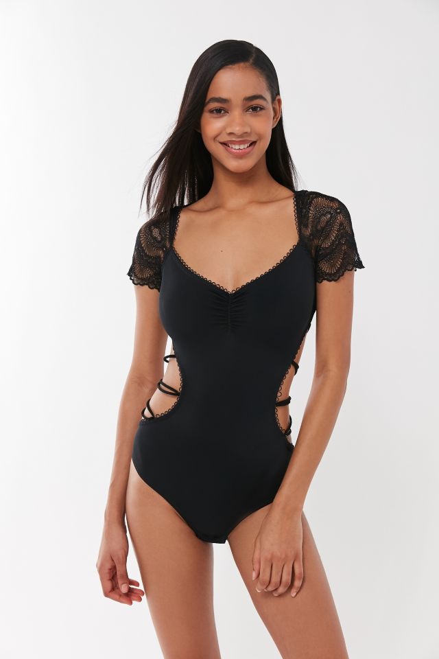 Thistle & Spire Essex Strappy Open-Back Bodysuit #1