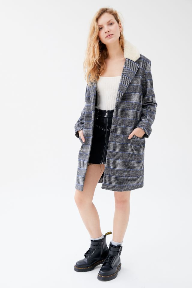 Levi’s Amaya Plaid Wool Coat #3