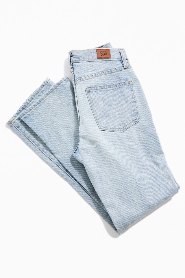 Jean Bootcut Taille Mi-Haute BDG – Délavage Clair Détruit #5