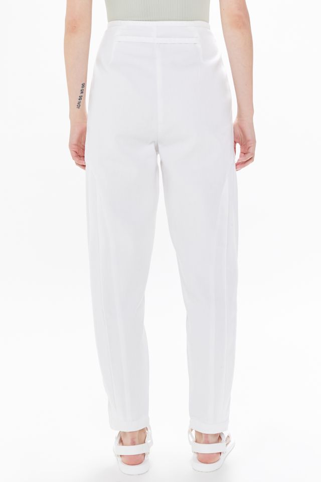 BDG Leo Taille Haute Fuselé Pantalon Jean – Blanc Denim #3