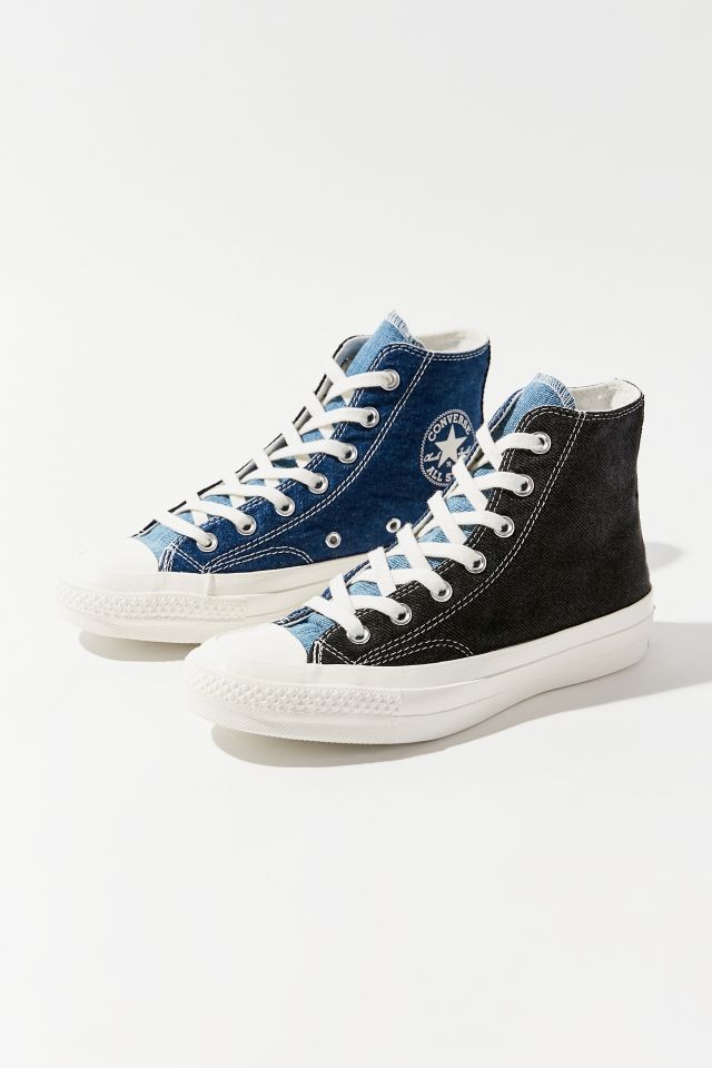 Converse Chuck 70 Renew Denim Tri-Panel High Top Sneaker