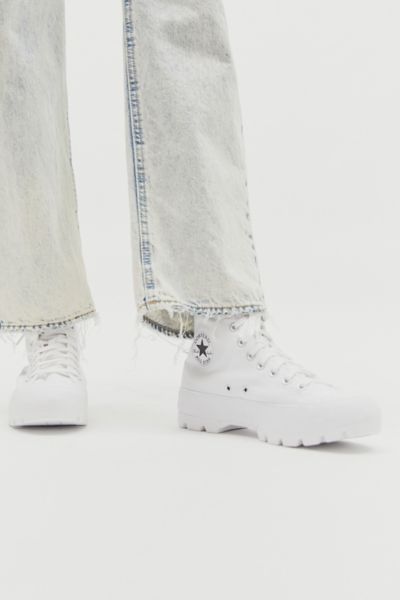 all white lugged converse