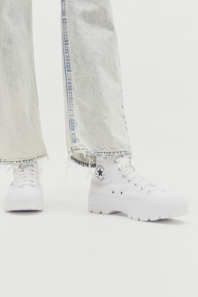 White store lugged converse