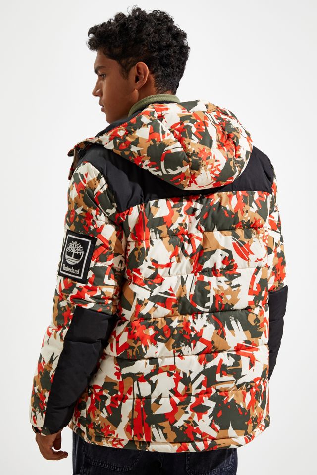 Timberland Outdoor Archive Camo Puffer Jacket | Urban Outfitters