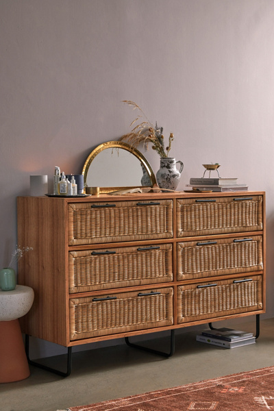 modern boho dresser urban outfitters Urban Outfitters + Boho 3-Drawer Dresser