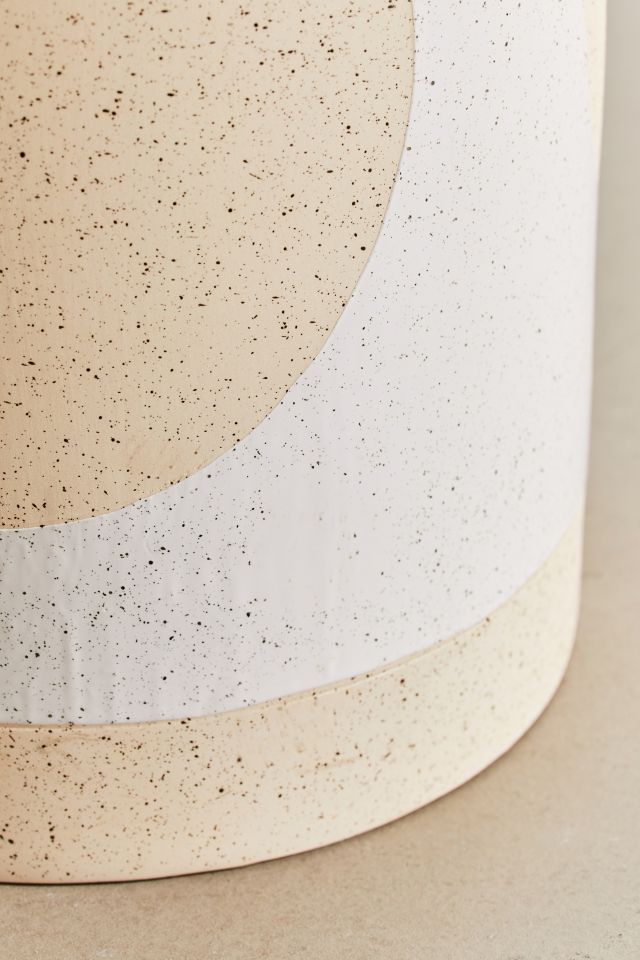 Ceramic Drum Indoor/Outdoor Side Table #3