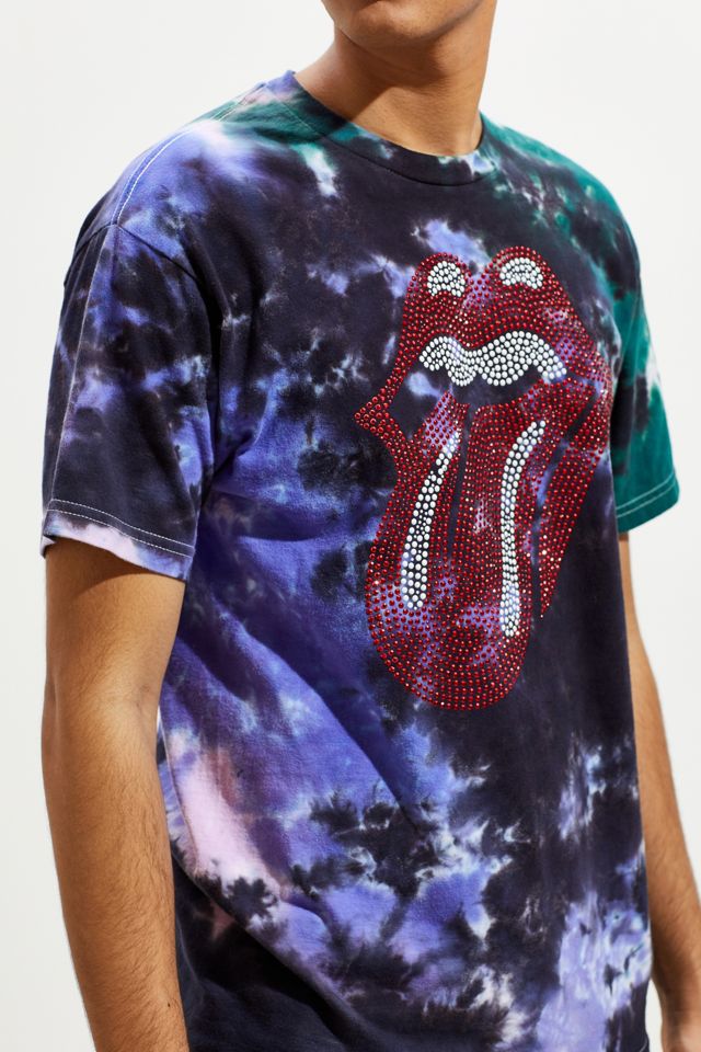 The Rolling Stones Tie-Dye Rhinestone Tee  #3