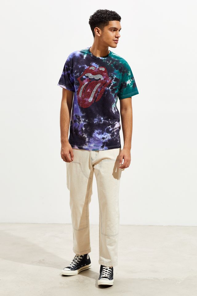 The Rolling Stones Tie-Dye Rhinestone Tee  #5