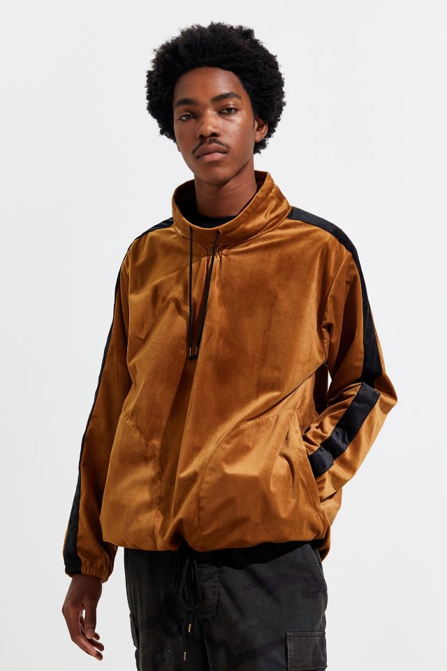 Monitaly Velvet Mock Neck Sweatshirt  #1