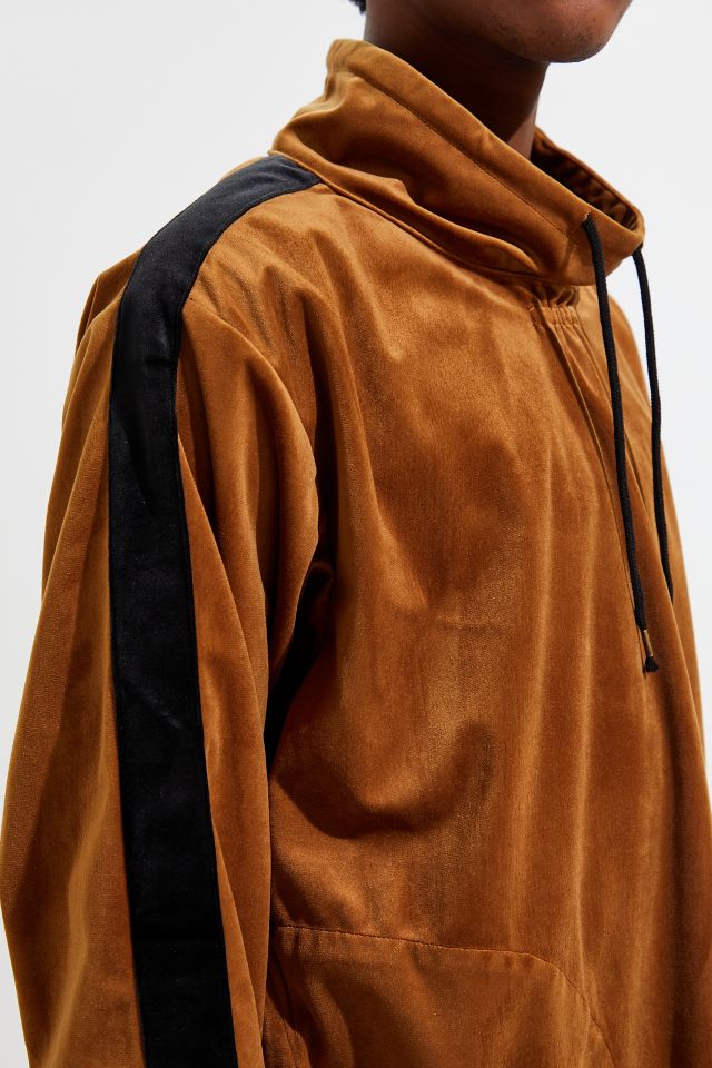 Monitaly Velvet Mock Neck Sweatshirt  #2