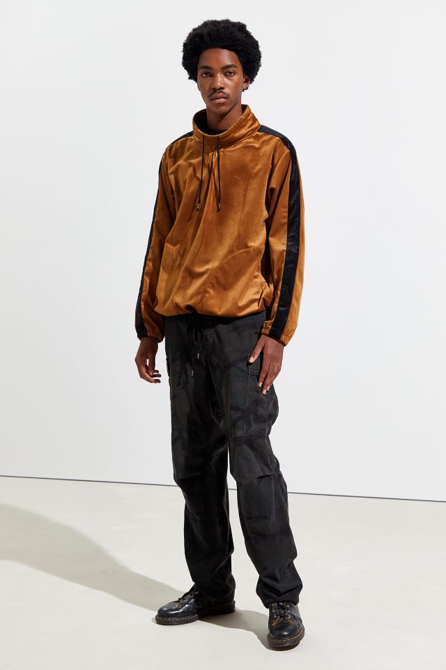 Monitaly Velvet Mock Neck Sweatshirt  #3