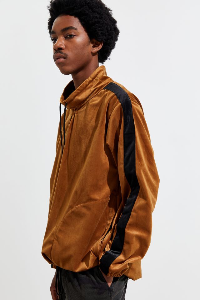 Monitaly Velvet Mock Neck Sweatshirt  #4