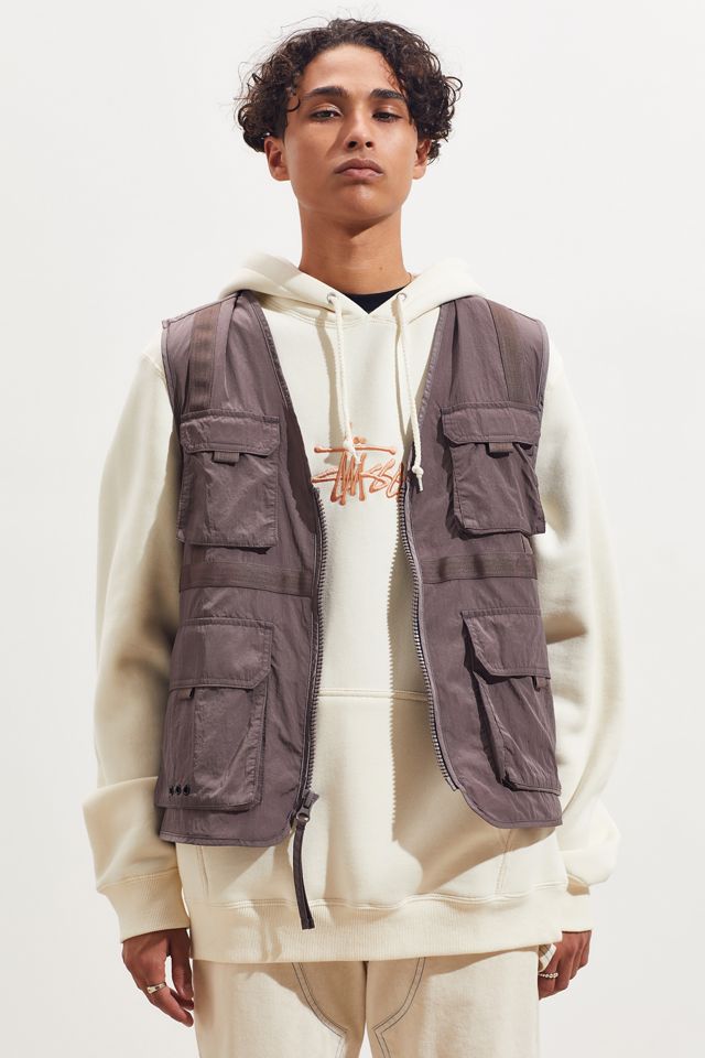 UO Crinkle Nylon Utility Vest  #2