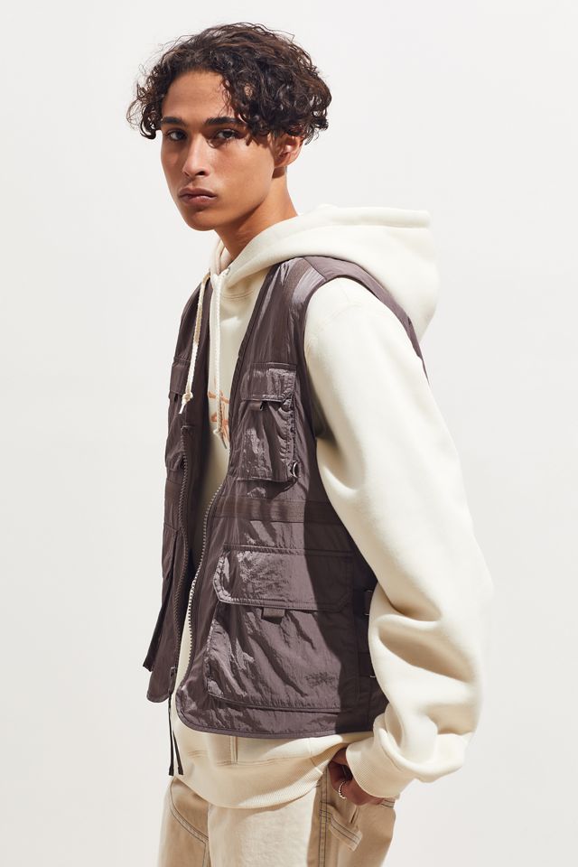 UO Crinkle Nylon Utility Vest  #3