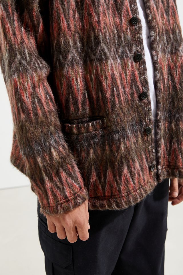 Monitaly Shaggy Cardigan | Urban Outfitters