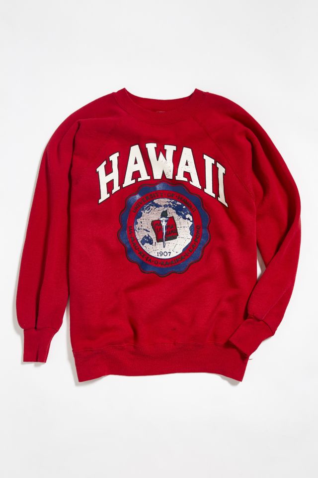 Vintage University Of Hawaii Crew Neck Sweatshirt #1