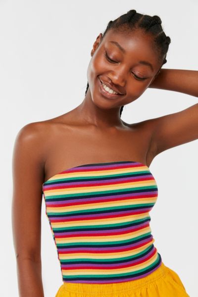 UO Lana Striped Tube Top