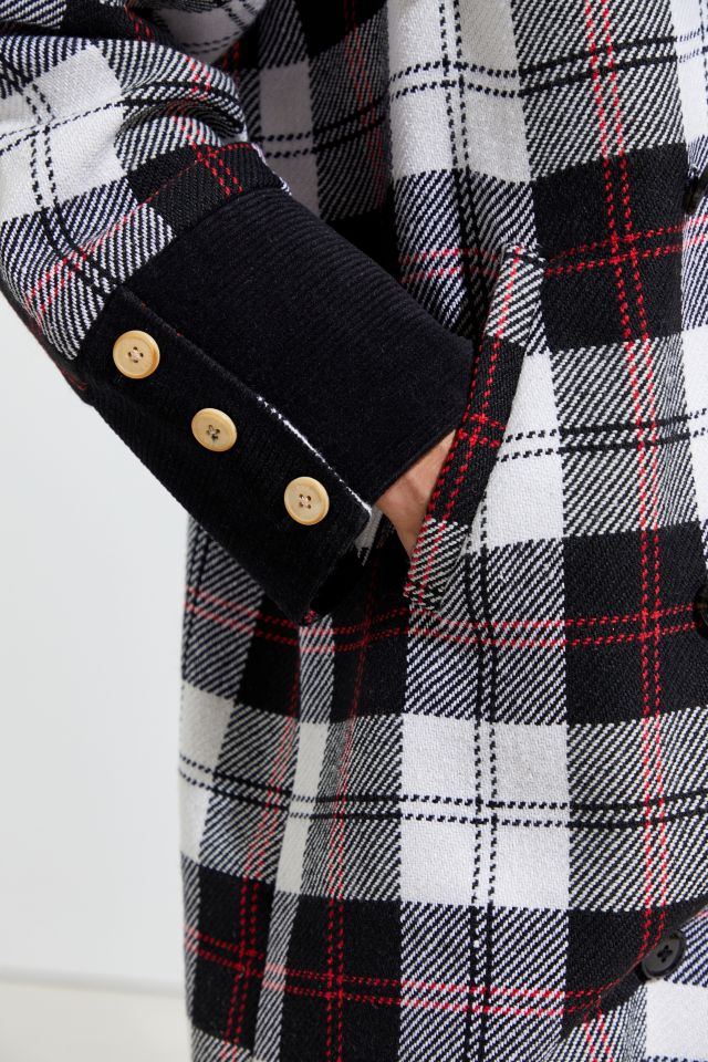 Fried Rice Long Plaid Coat   #5