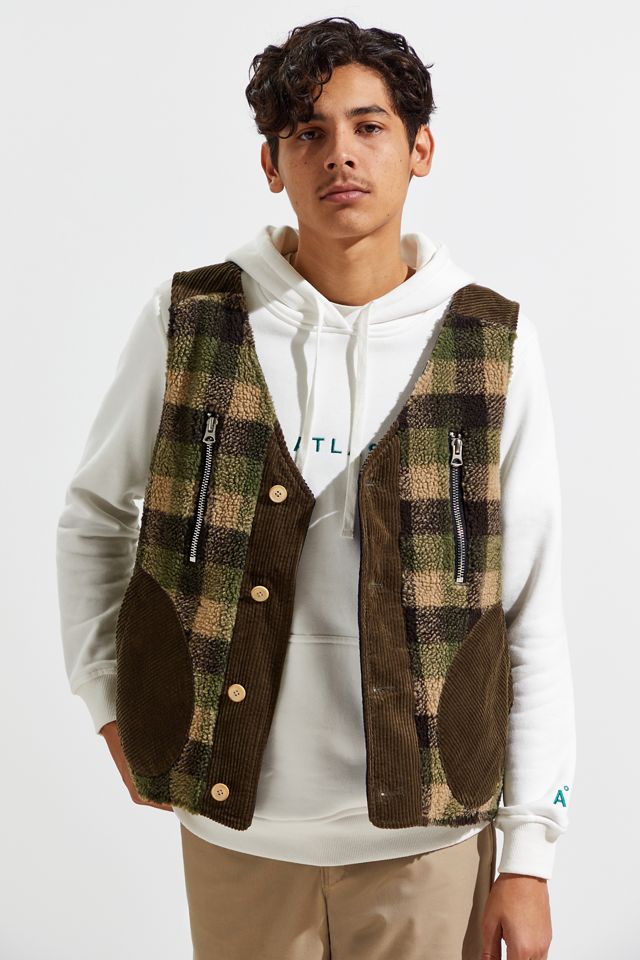 Fried Rice Plaid Reversible Vest | Urban Outfitters Canada