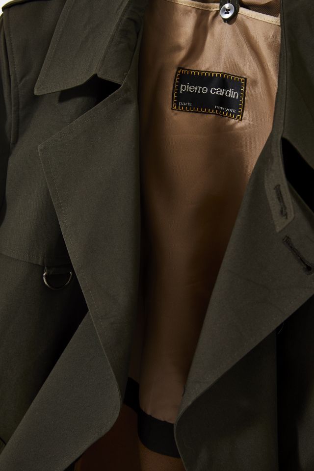 Vintage Pierre Cardin Double Breasted Trench Coat #1