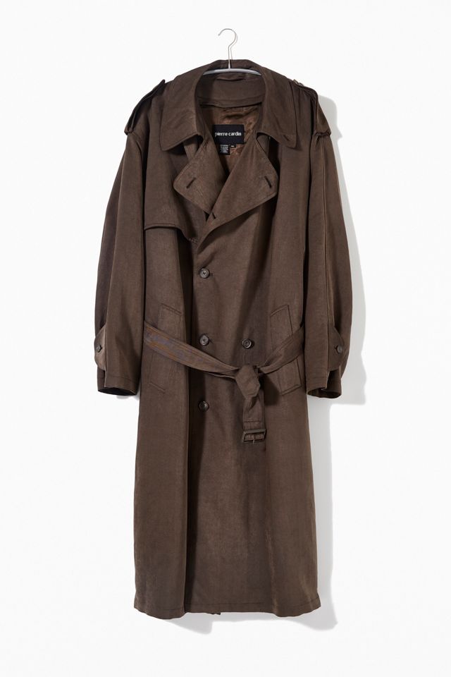 Vintage Pierre Cardin Double Breasted Trench Coat | Urban Outfitters