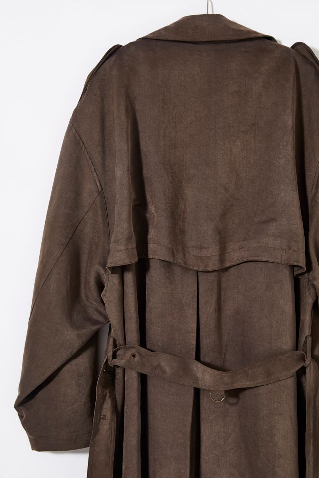 Vintage Pierre Cardin Double Breasted Trench Coat | Urban Outfitters