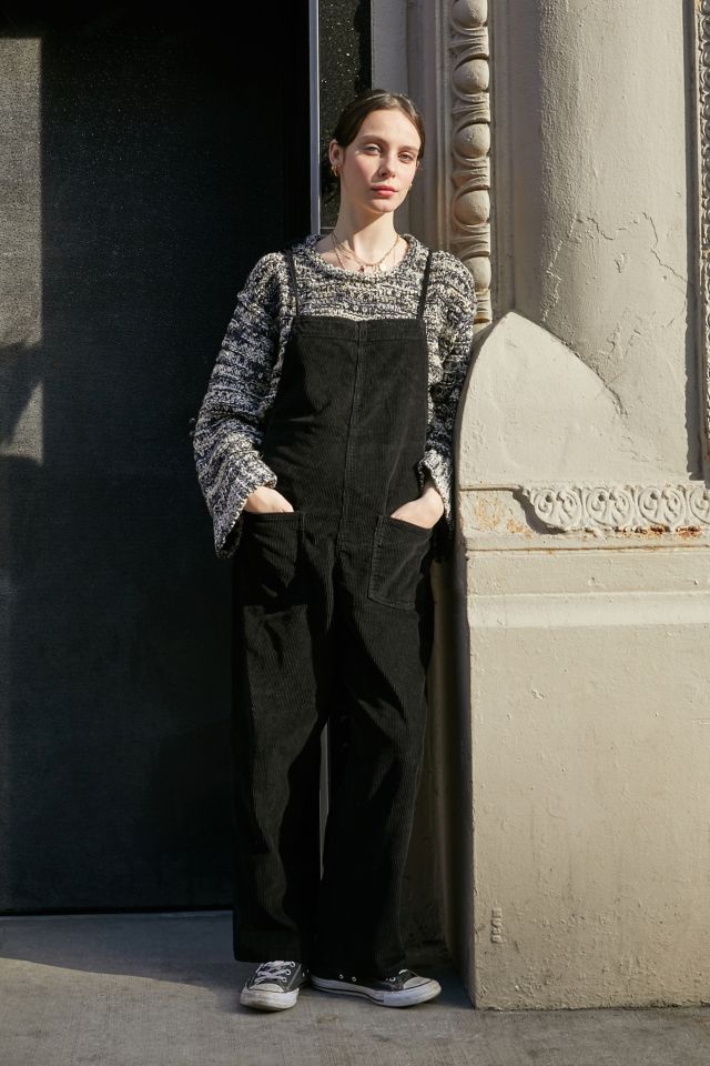 【THEAIRTOWN】corduroy overall★ Countryside Core Corduroy Corduroy Wide Leg Jumpsuit
