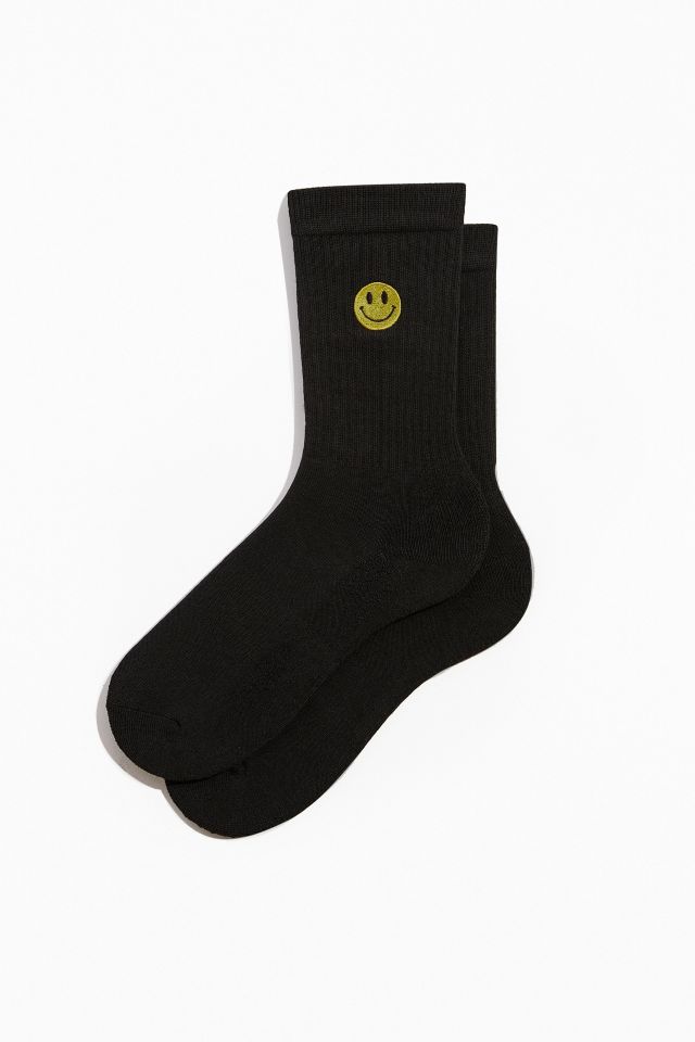 Smile Face Sport Crew Sock | Urban Outfitters Canada