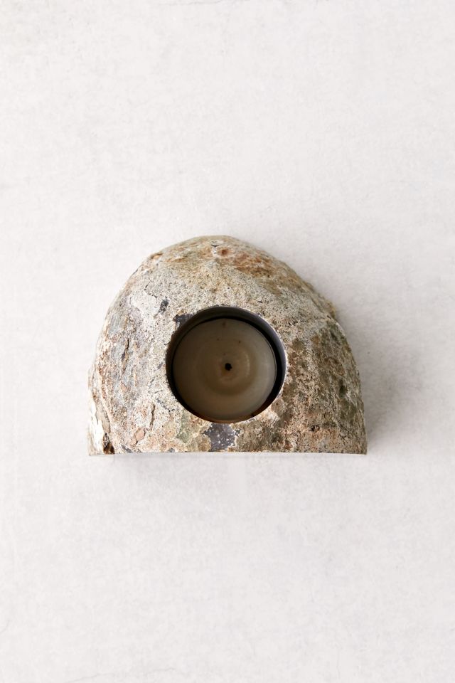 Bougeoir pour bougies chauffe-plats en agate #2