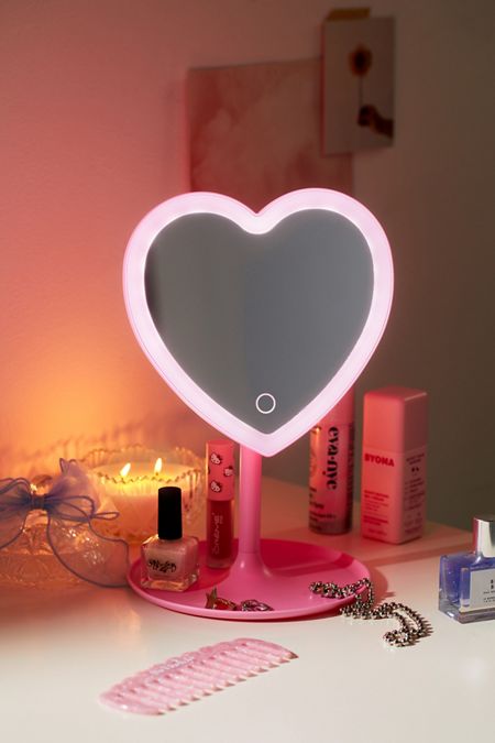 UO Heartbeat Makeup Vanity Mirror