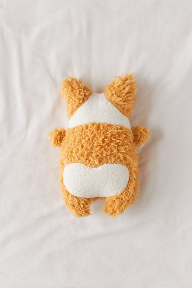 Fuzzy Corgi Throw Pillow #2
