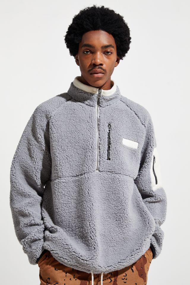 FILA Cozy Sherpa Half-Zip Sweatshirt | Urban Outfitters