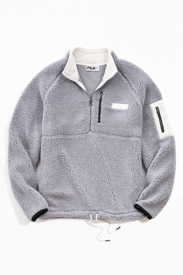 FILA Cozy Sherpa Half-Zip Sweatshirt