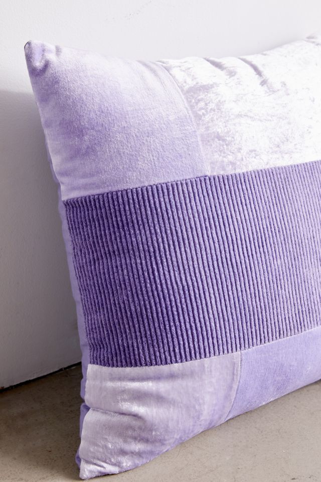 Urban Renewal Velvet Patched Remnant Throw Pillow #2