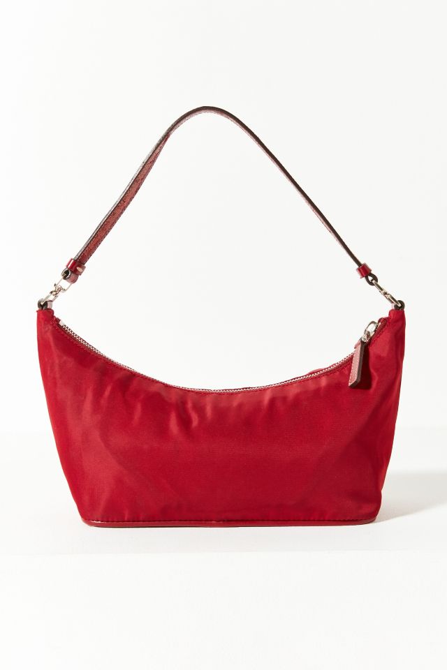 Vintage Prada Maroon Shrunken Purse  #2