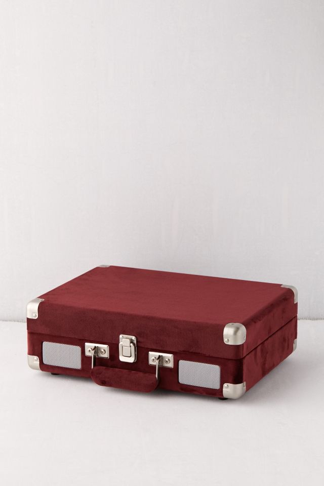 Crosley UO Exclusive Wine Velvet Cruiser Bluetooth Record Player #1