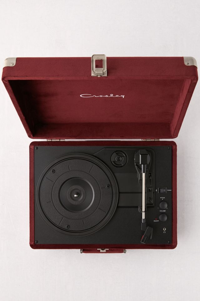 Crosley UO Exclusive Wine Velvet Cruiser Bluetooth Record Player #2