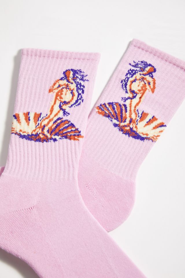 Art Print Sport Crew Sock      #1