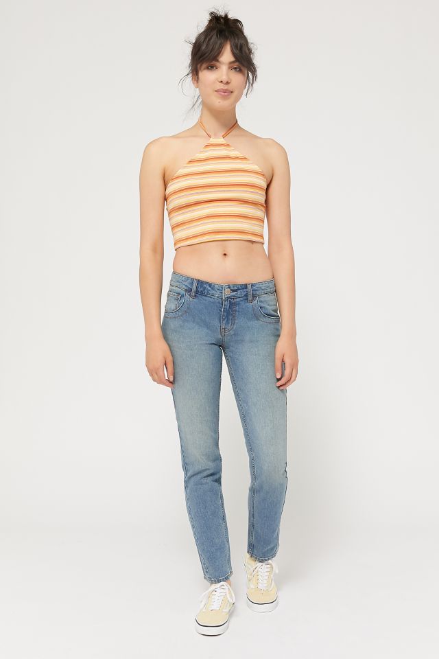 Jeans ajusté à taille basse Tara BDG – Délavage clair #2