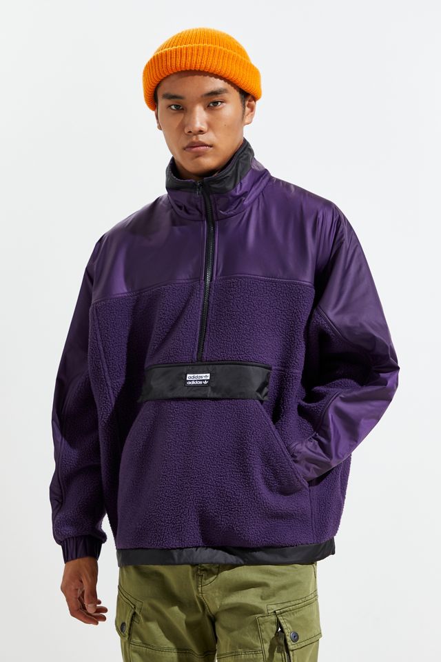 adidas Vocal Fleece Half-Zip Jacket | Urban Outfitters
