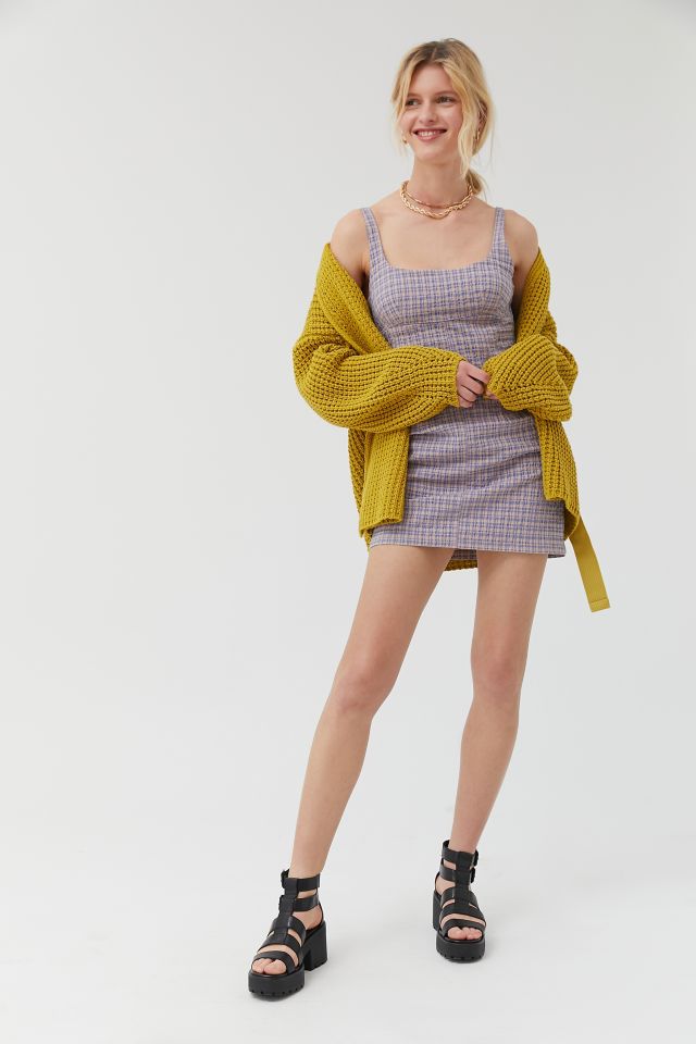 BDG Structured Scoop Neck Mini Dress #3