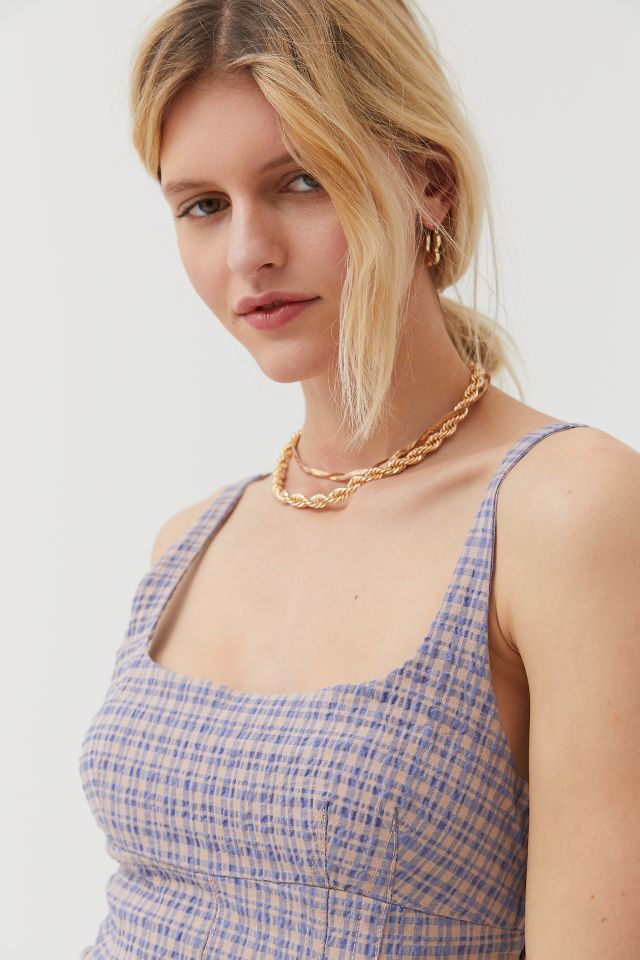 BDG Structured Scoop Neck Mini Dress #5