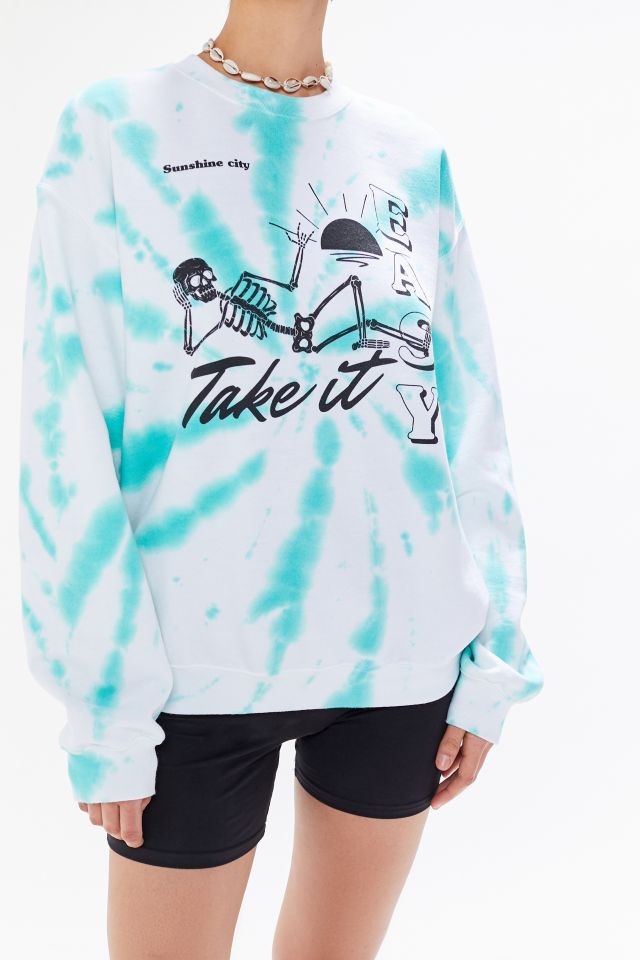 BDG Take It Easy Tie-Dye Sweatshirt #1