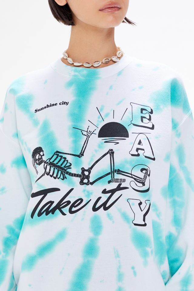 BDG Take It Easy Tie-Dye Sweatshirt #3