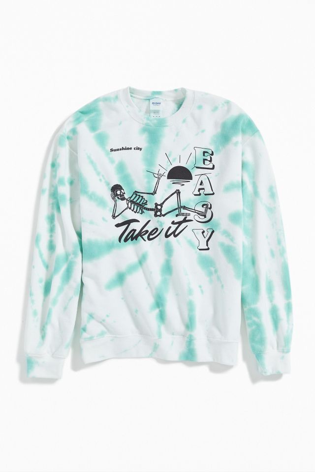 BDG Take It Easy Tie-Dye Sweatshirt #4
