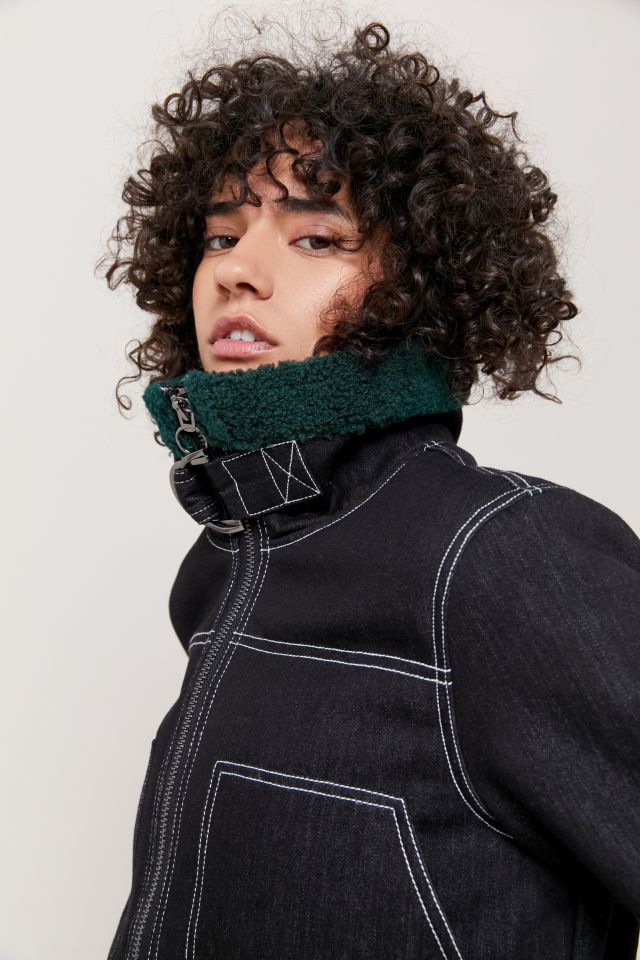 BDG Bexley Cropped Sherpa Lined Utility Jacket #4