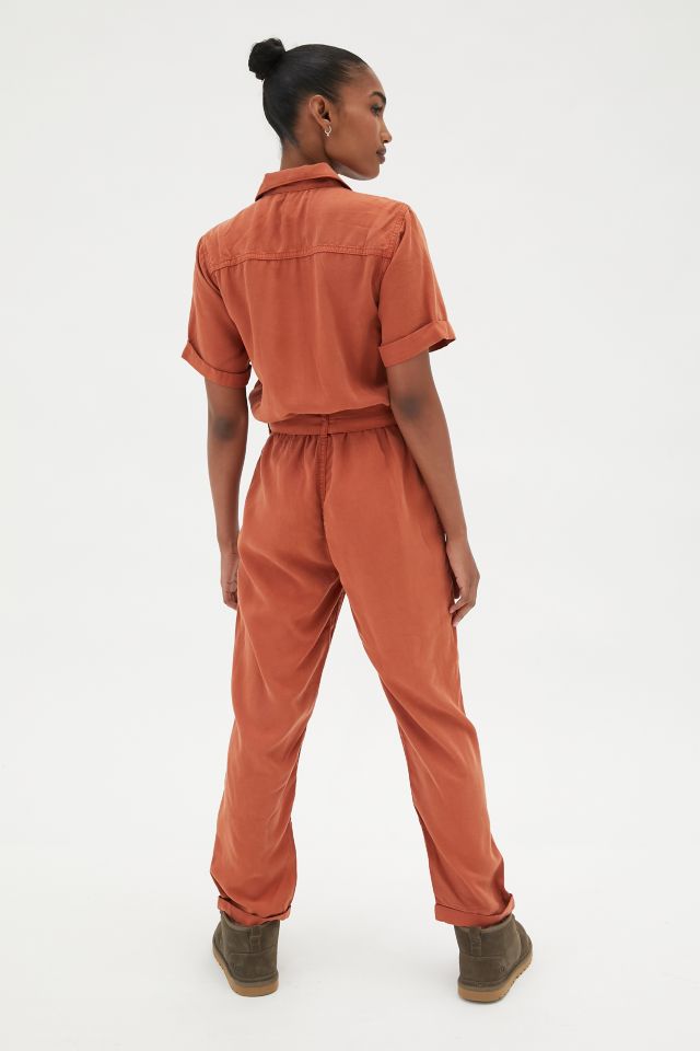 UO Victory Zip-Front Coverall Jumpsuit