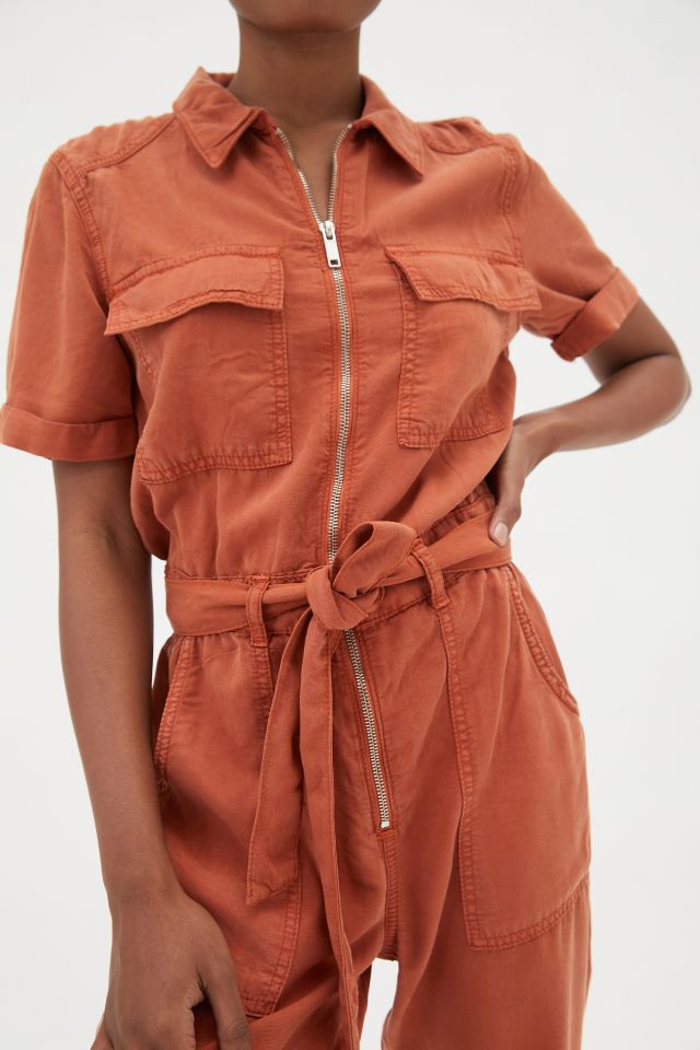 UO Victory Zip-Front Coverall Jumpsuit