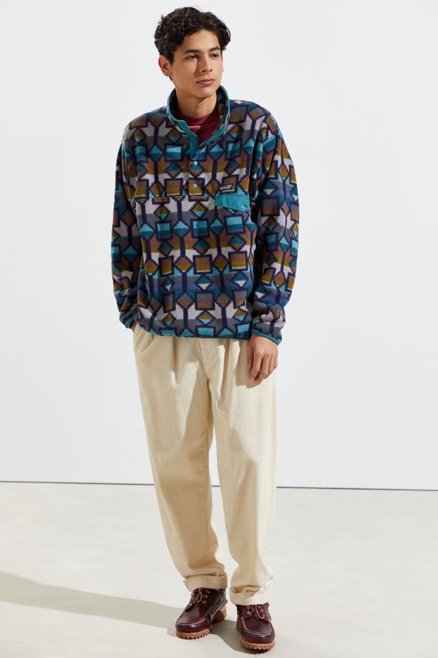 Patagonia Synchilla Patterned Half-Button Sweatshirt  #2