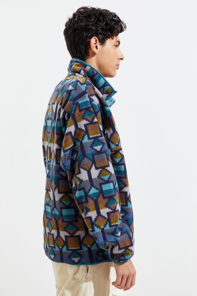 Patagonia Synchilla Patterned Half-Button Sweatshirt  #3